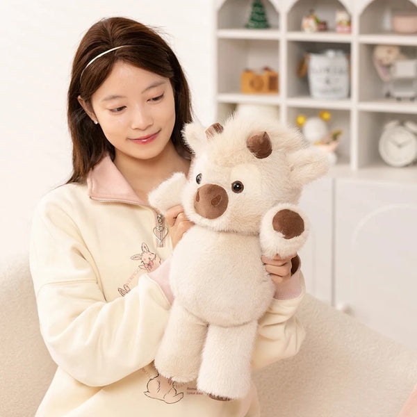Fluffy Cattle Plush Companion