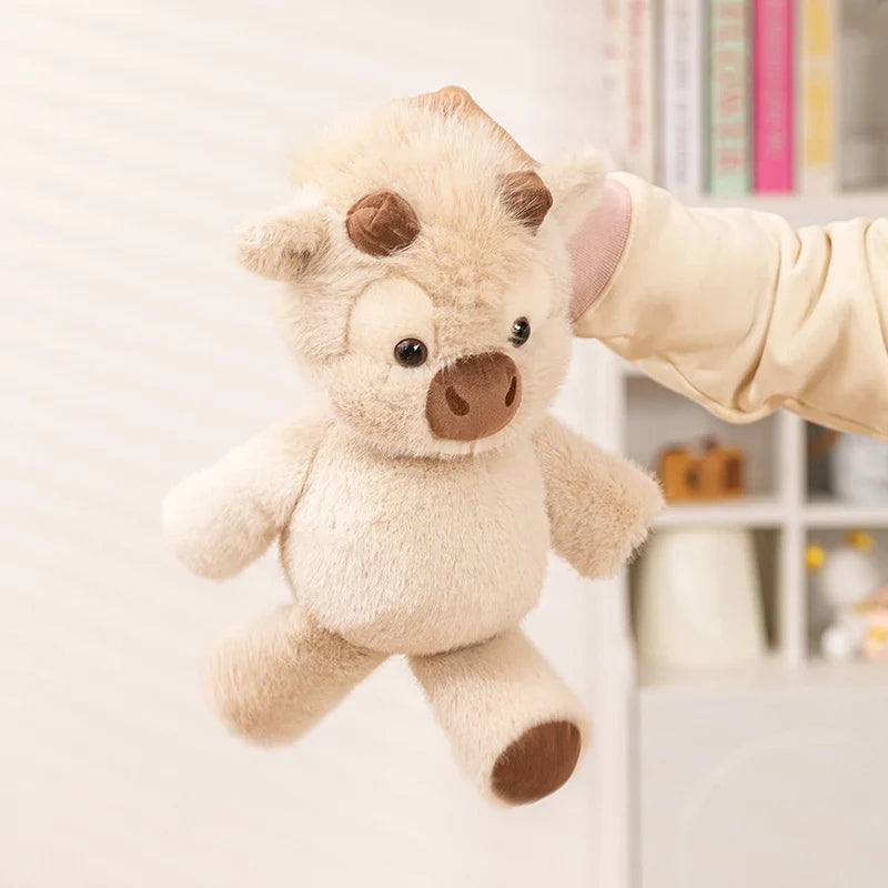 Fluffy Cattle Plush Companion